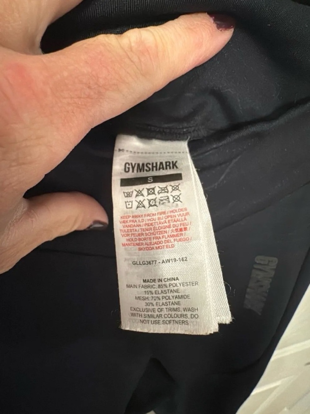 NWOT Gymshark size small full length leggings - Picture 5 of 5